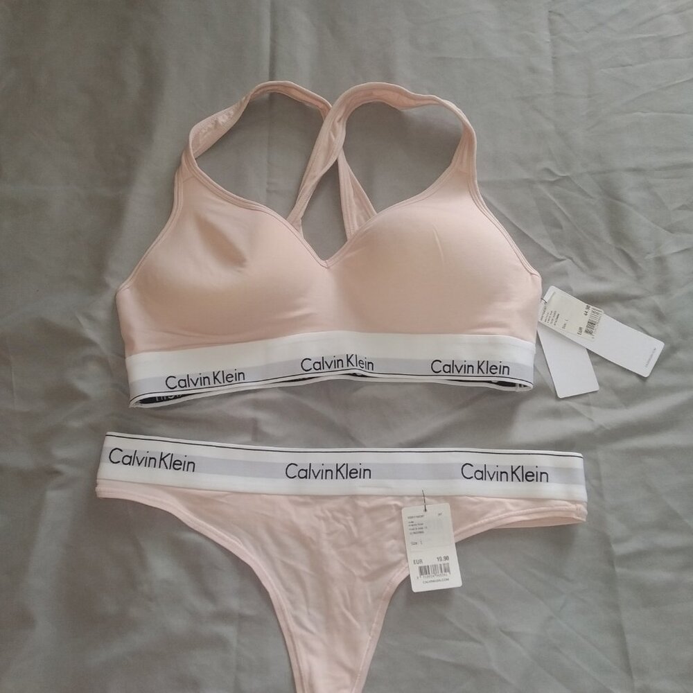 brand new Calvin Klein pink set (size L)